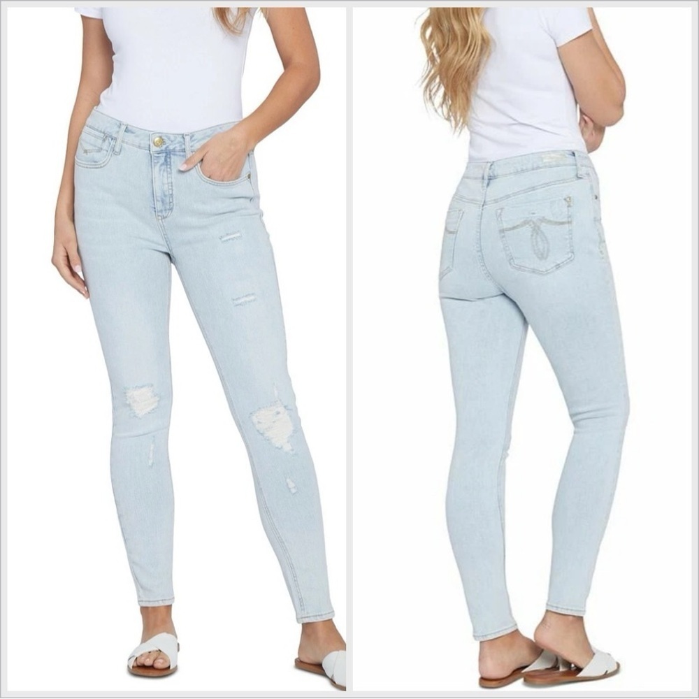 Seven 7 High-rise Bombshell Ripped Skinny Jeans, New with Tags